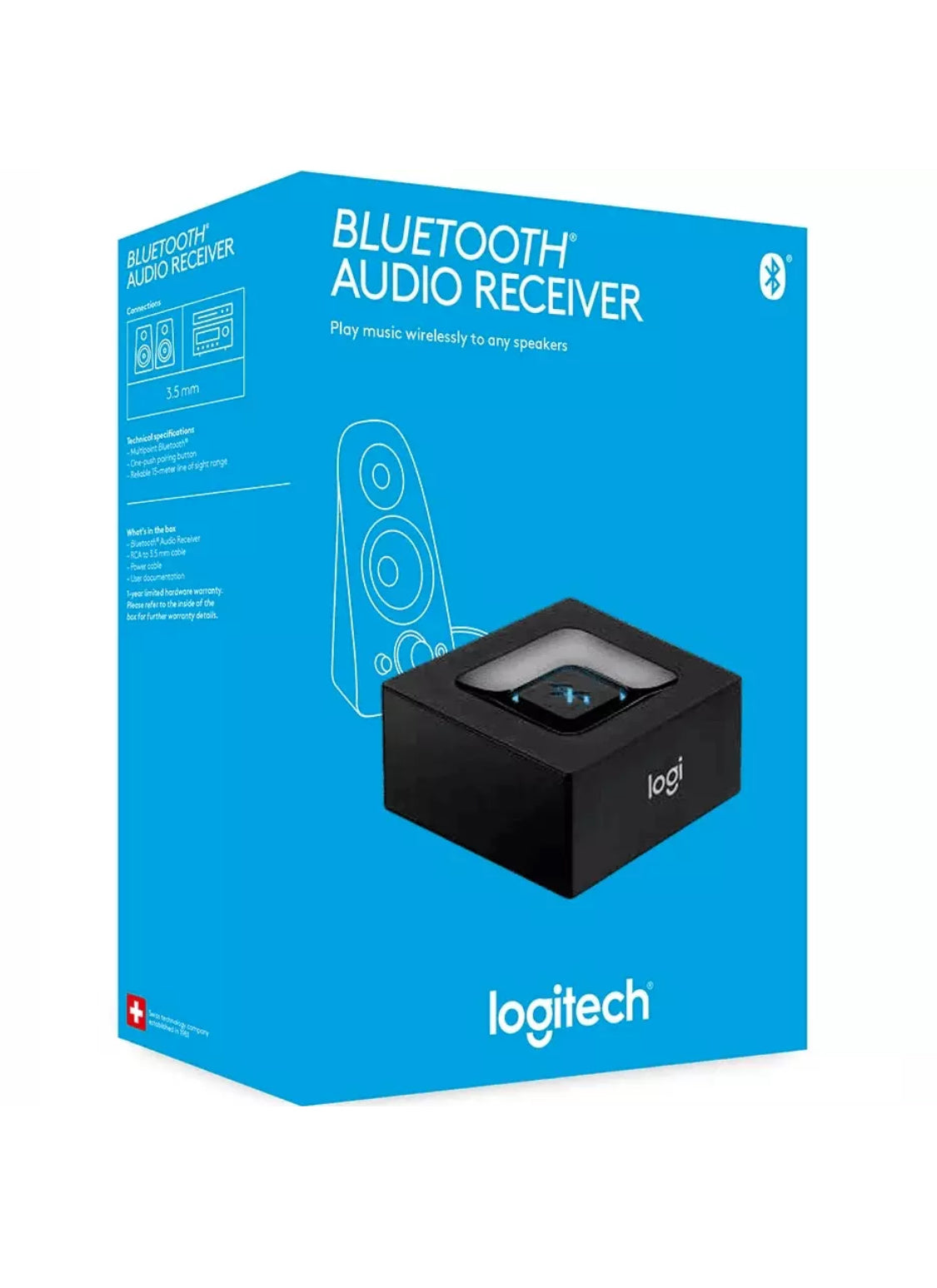 Logitech Bluetooth Audio Adapter Receiver For Speakers Wireless Converter Logitech Bluetooth Audio Adapter Receiver For Speakers Wireless Converter